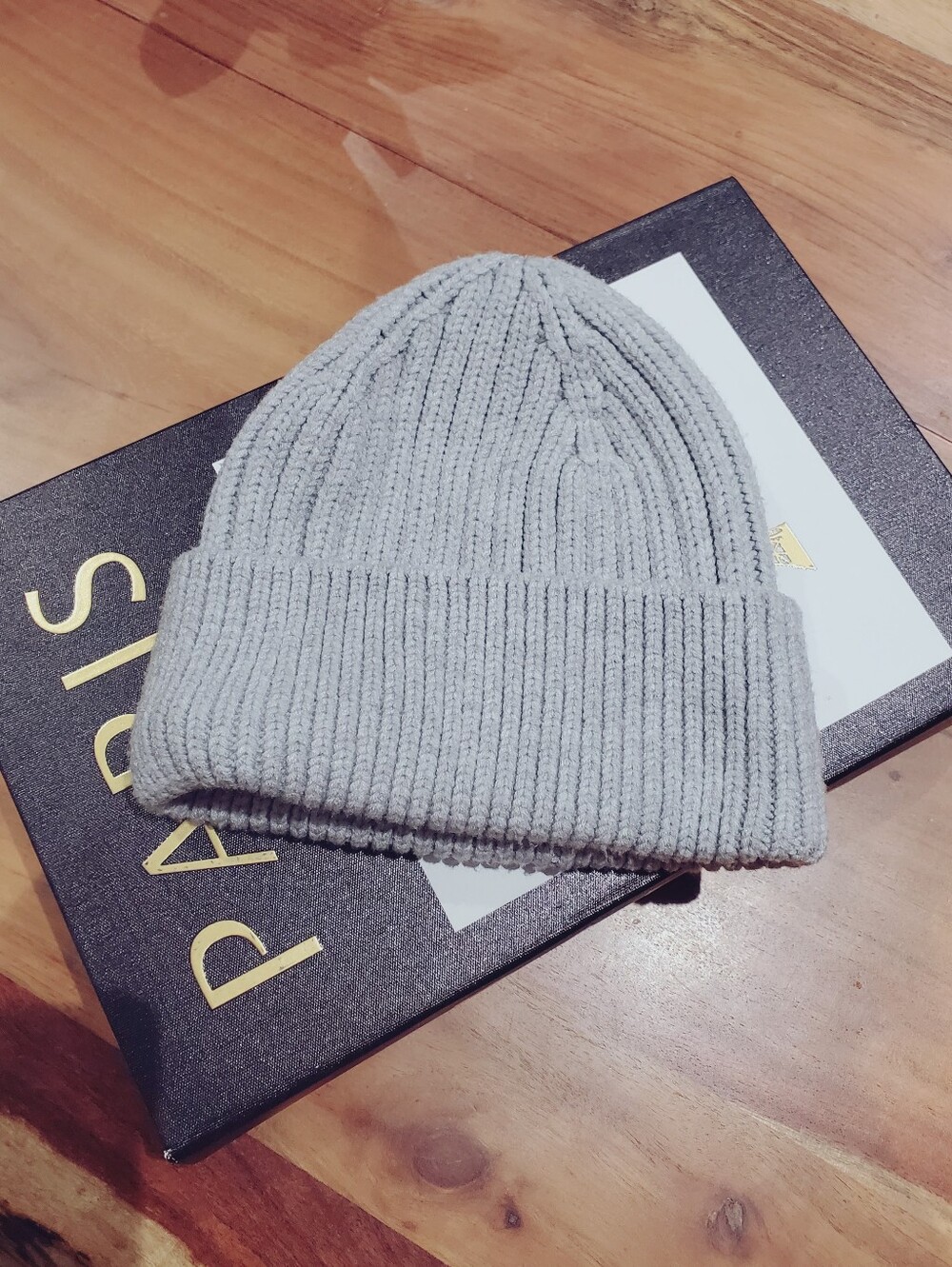 TNA ARITZIA Backcountry Light Heather Chrome Gray Knit Beanie Toque